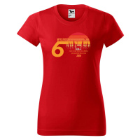 DOBRÝ TRIKO Dámské tričko s potiskem 60 let myslivost Barva: Červená