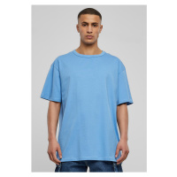 Organické základní tričko horizontálně modré
