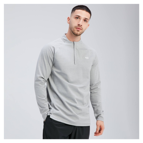 MP Pánský Tempo 1/4 Zip – Šedý Melír