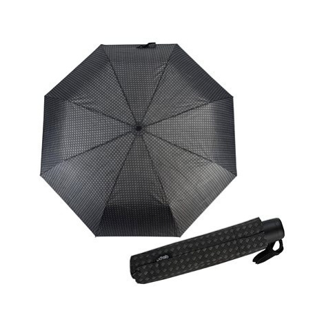 Derby Hit Vzorovaný - pánský skládací deštník, černá, geometrický / abstraktní