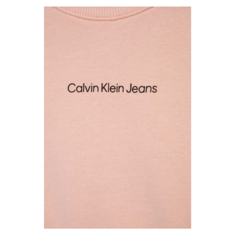 Dětská souprava Calvin Klein Jeans růžová barva | Modio.cz
