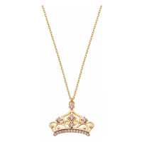 Disney Půvabný pozlacený náhrdelník Princess NS00021YZPL-157.CS (řetízek, přívěsek)