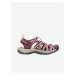 Růžové dámské kožené outdoorové sandály Keen Whisper