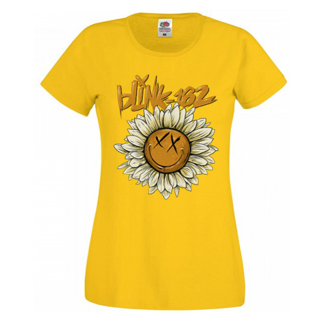 Blink 182 tričko, Sunflower Girly Yellow, dámské Probity Europe Ltd