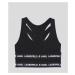 Spodní prádlo karl lagerfeld logo bralette 2-pack černá