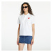 Tričko Comme des Garçons PLAY Emblem Knit Short Sleeve Tee UNISEX White