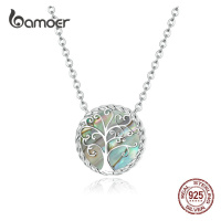 Stříbrný náhrdelník s přívěskem tvaru stromu SCN433 LOAMOER
