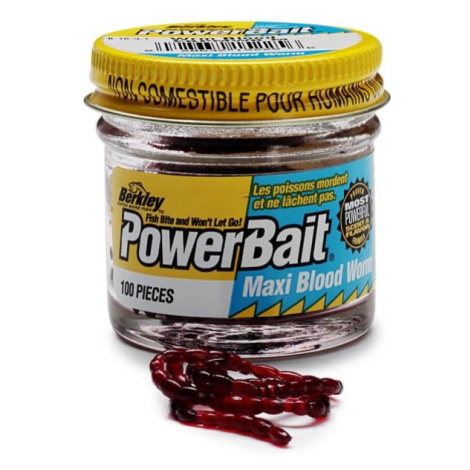 Berkley Patentky PowerBait Blood Worm Mini 150 ks