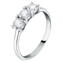 Morellato Třpytivý stříbrný prsten se zirkony Tesori SAIW1220