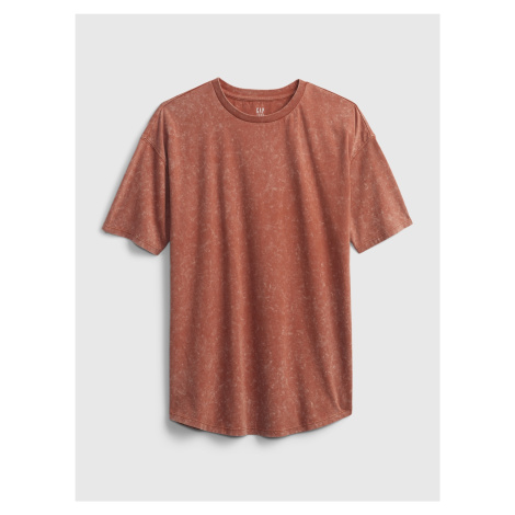 GAP Dětské tričko teen curved hem t-shirt - Kluci