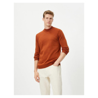 Koton Acrylic Knitwear Sweater Half Turtleneck