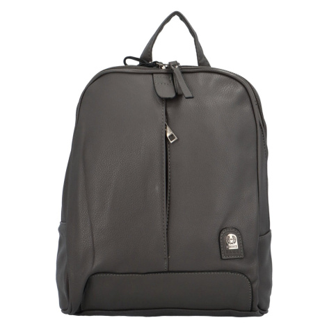 Trendy dámský koženkový batůžek Sofia ,  šedá Firenze