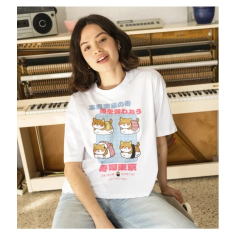 Shiba cotton T-shirt - White Bittersweet Paris