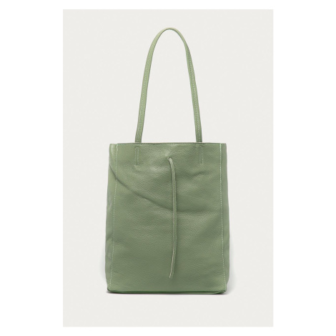 Kožená kabelka Answear Lab zelená barva | Modio.cz