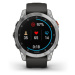 Garmin epix™ 47mm Silver/ Gray Silicone Band - 010-02582-01