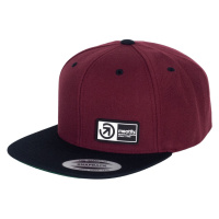 Kšiltovka Meatfly Flanker Snapback, Brand Maroon/černá