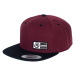 Kšiltovka Meatfly Flanker Snapback, Brand Maroon/černá