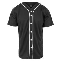 Baseballový síťovaný dres blk/wht