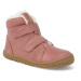 Barefoot dětské zimní boty Lurchi - Nik Rose růžové