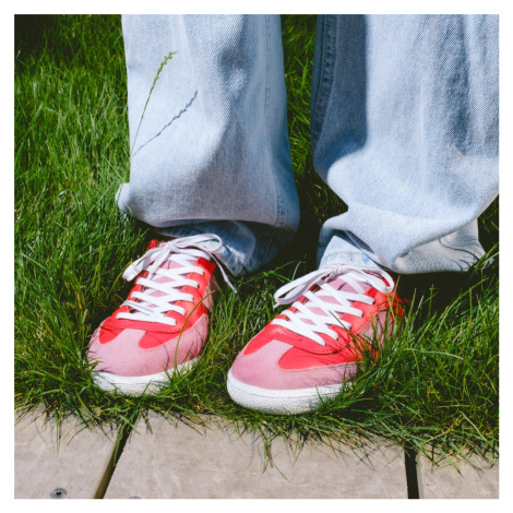 Botas Iconic Nagano 98 - Dámské kožené tenisky / botasky červeno-růžové česká výroba ze Zlína Vasky