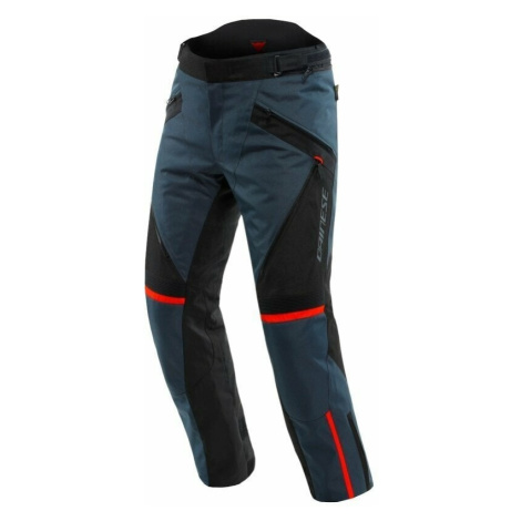 Dainese Tempest 3 D-Dry Ebony/Black/Lava Red Standard Textilní kalhoty