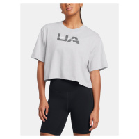 Under Armour Dámské tričko UA W BOXY CROP BRANDED SS - Dámské