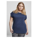 Dámské tričko krátký rukáv // Urban classics Ladies Extended Shoulder Tee darkblue