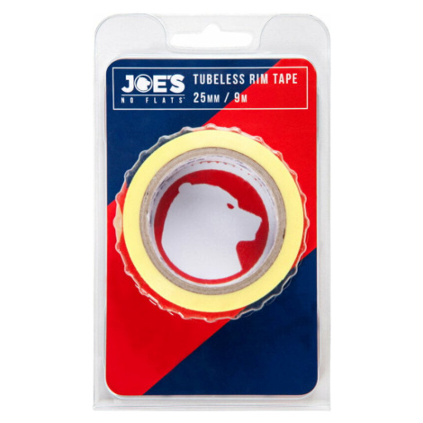 Joe's No Flats Tubeless Rim Tape 9 m 25 mm Yellow Páska do ráfku
