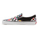 Dámské boty Vans Classic Slip-On FLORAL CHECKERBOARD černá TRUE bílá