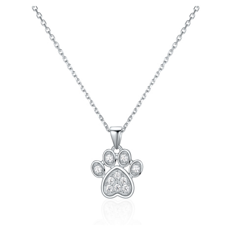 OLIVIE Stříbrný náhrdelník TLAPKA 8106