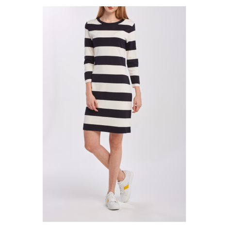 ŠATY GANT D2. BARSTRIPED JERSEY DRESS