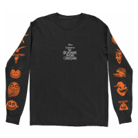 The Nightmare Before Christmas tričko dlouhý rukáv, Orange BP Black, pánské