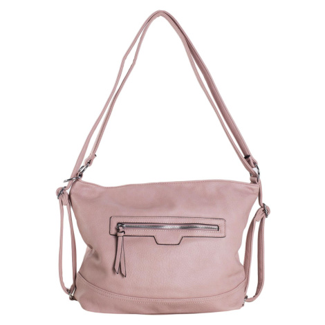 Světle fialová taška na batoh 2v1 z ekologické kůže Fashionhunters