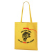 DOBRÝ TRIKO Bavlněná taška s potiskem Hodně dobrej rybář Barva: Žlutá