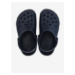 Černé dětské pantofle Crocs