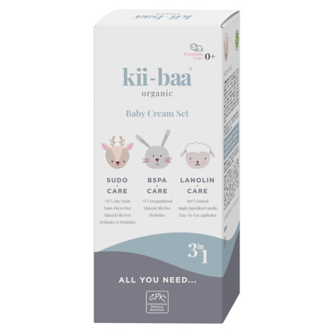 kii-baa® organic ALL YOU NEED 0+ s pro/prebiotiky SUDO, B5PA, lanolin 1 ks