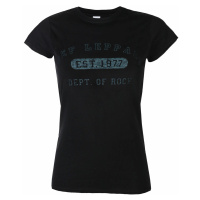 Tričko metal dámské Def Leppard - Collegiate Logo - ROCK OFF - DEFLTS01LB