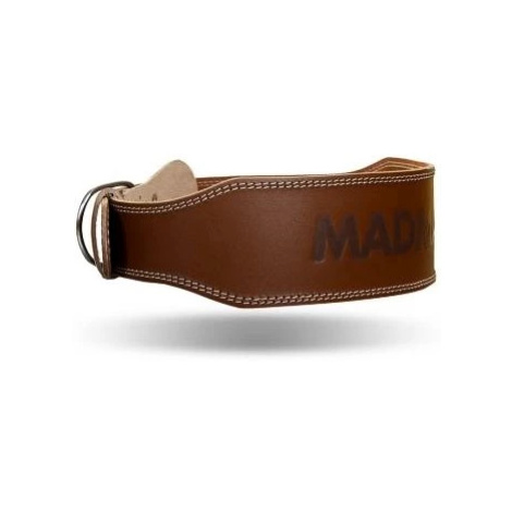 MadMax Opasek celokožený full leather MFB246 hnědý S