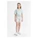 DEFACTO Girls Basic Bermuda Shorts