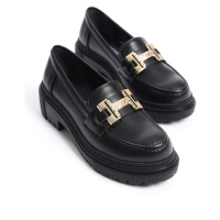 Capone Outfitters H Women's Metal Buckle Loafer