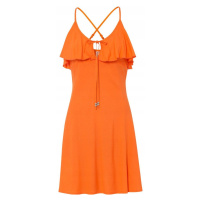 Bonprix RAINBOW šaty s úzkými ramínky Barva: Oranžová, Mezinárodní