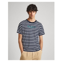 Pepe jeans PM509407 STRIPED EGGO Modrá