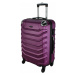 Rogal Fialový skořepinový cestovní kufr "Premium" - M (35l), L (65l), XL (100l)