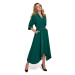 Makover Dámské společenské šaty Lorentz K086 zelená Zelená