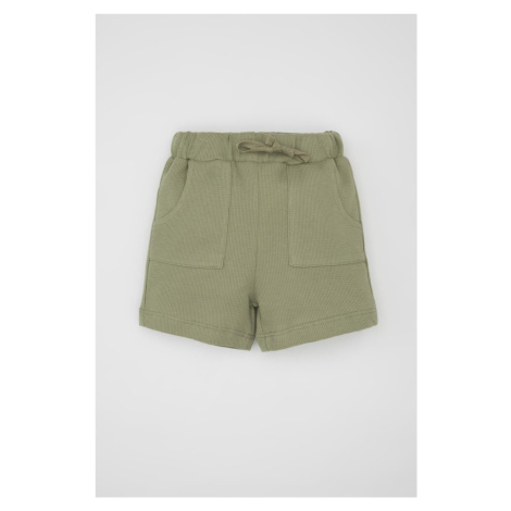 DEFACTO Baby Boy Pocketed Waffle Shorts