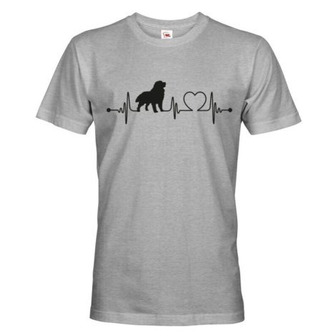 Pánské tričko k narozeninám - Bernský salašnický pes tep BezvaTriko