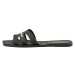 Pantofle karl lagerfeld jelly iv matt slide black rubber