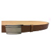 Penny Belts Pánský kožený společenský opasek 35-020-A7 brown 110 cm