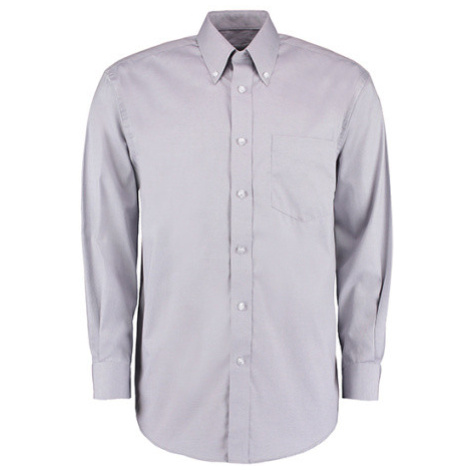 Kustom Kit Pánská košile KK105 Silver Grey -Solid