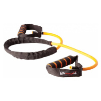 Lifemaxx Posilovací gumy s madlem LMX1170 Barva: Oranžová - střední zátěž